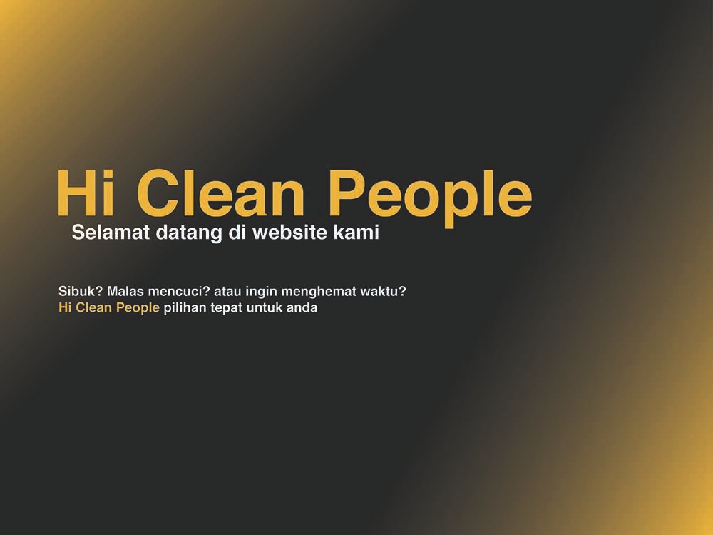 Home | Hi Clean People